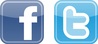Facebook and Twitter